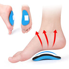 EVA Sports Flat Foot Arch Support Half Insole Inner And Outer Eight-character Orthopedic Foot Pad