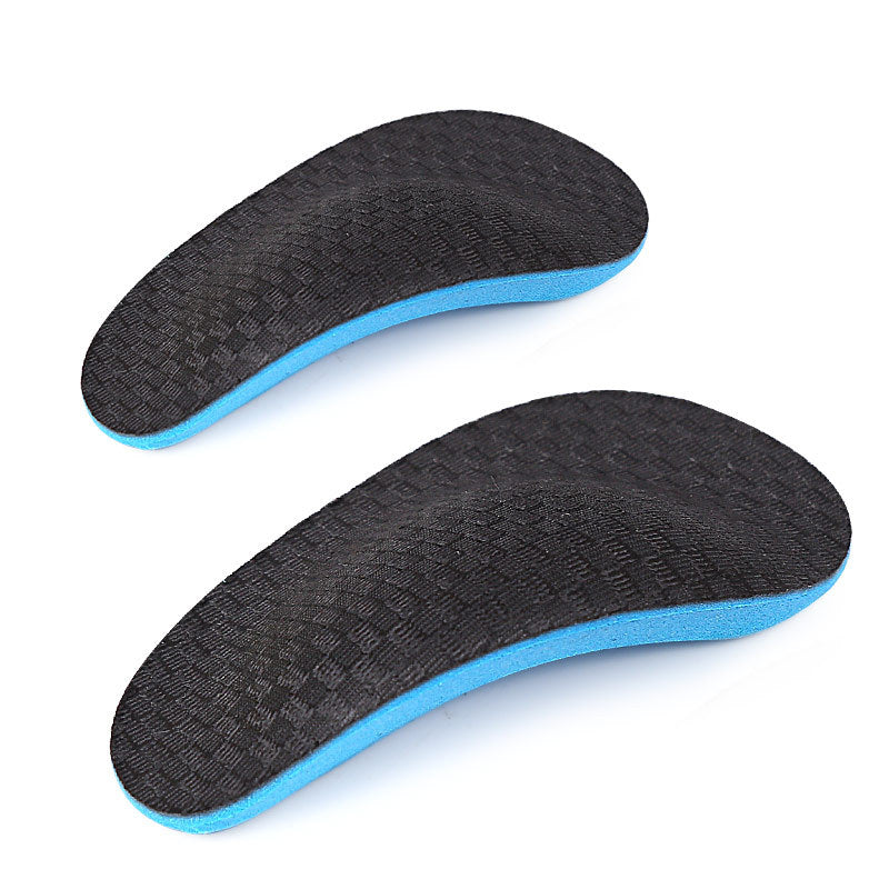 EVA Sports Flat Foot Arch Support Half Insole Inner And Outer Eight-character Orthopedic Foot Pad